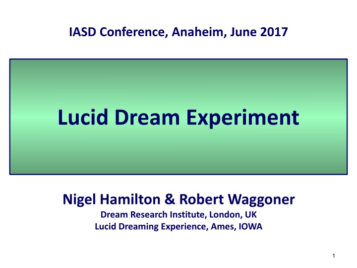 Lucid Dream Experiment Analysis: Unveiling Psyche Imbalances Through Dream Exploration