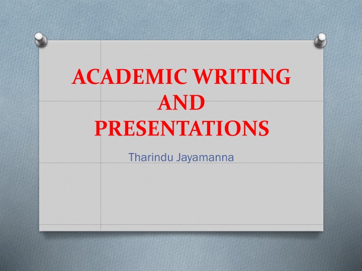 Mastering Academic Writing and Presentations for Success