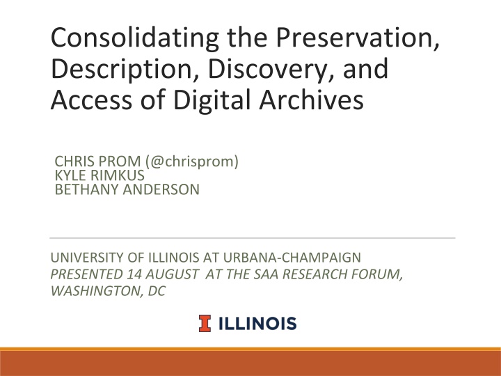 Challenges and Innovations in Digital Archives Management