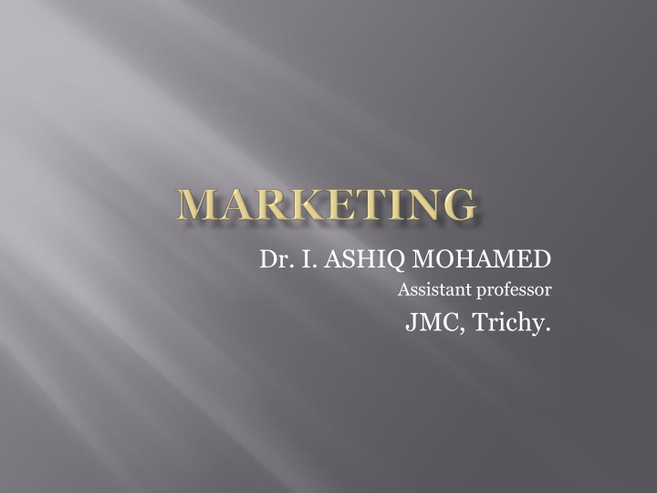 The Marketing Mix: Product, Price, Promotion, and Place