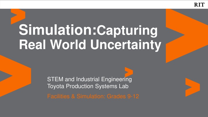 Simulation in STEM and Industrial Engineering