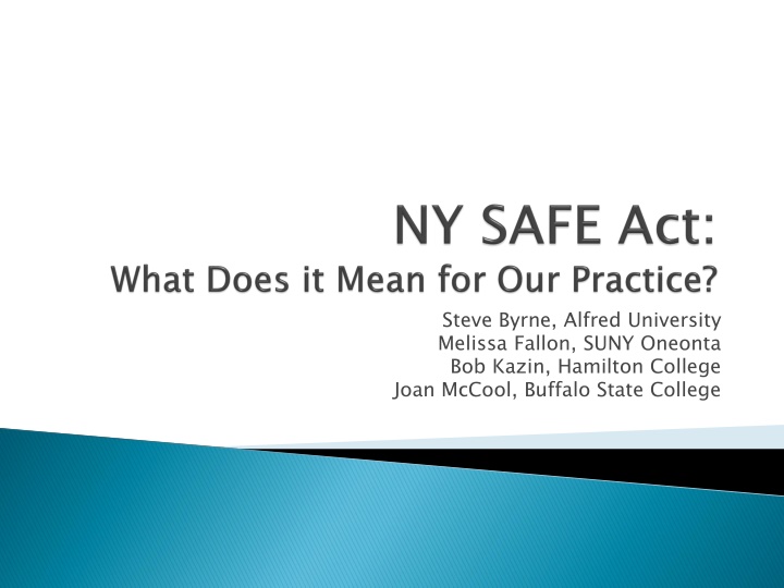Mental Health Reporting Guidelines in New York State