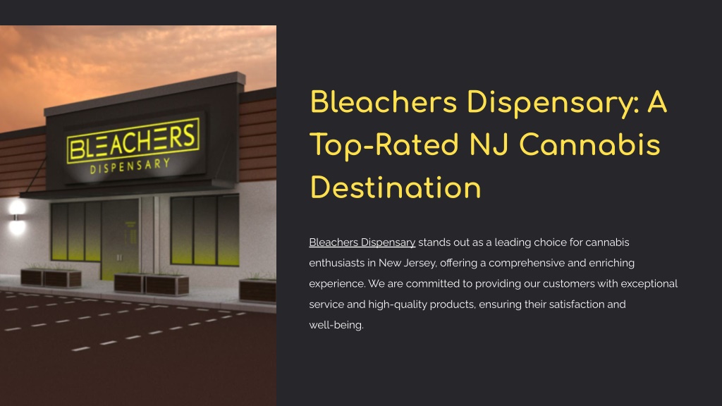 bleachers dispensary a top rated nj cannabis l.w