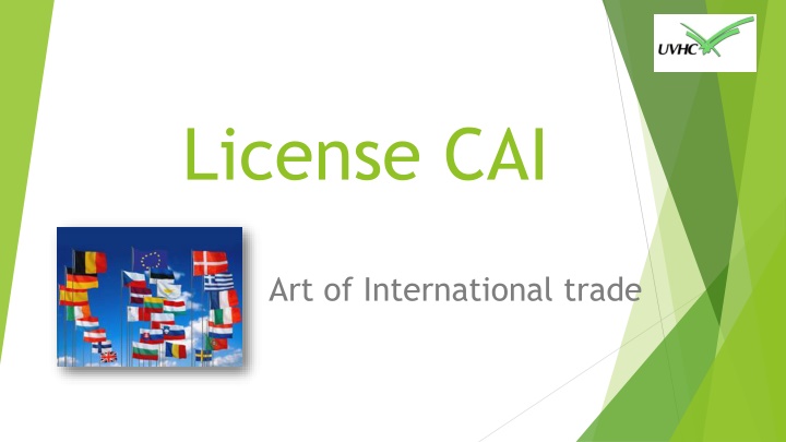 CAI License Program in International Trade at Valenciennes University