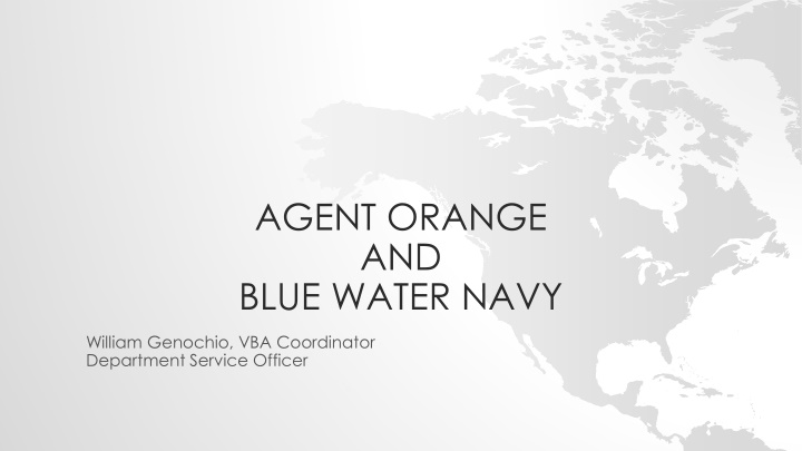 Agent Orange Exposure and Associated Diseases