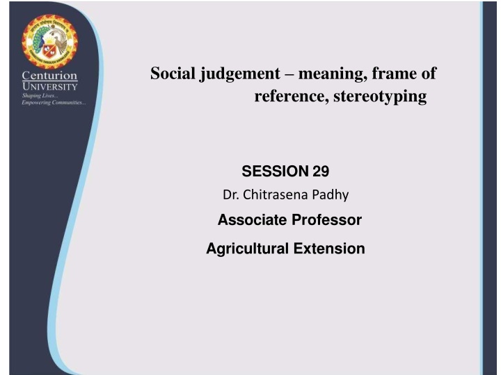 Social Judgment Theory: Persuasion and Cognitive Maps