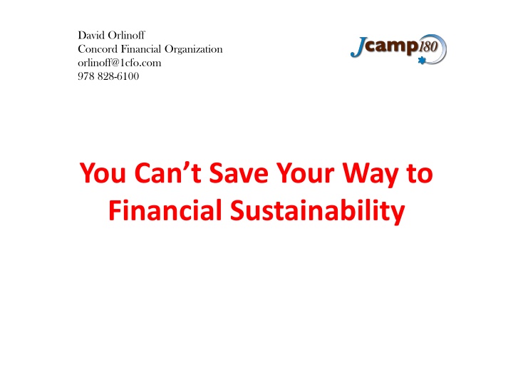 Financial Sustainability in Organizations