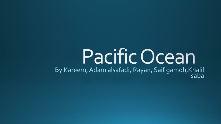 Conservation Efforts in the Pacific Ocean