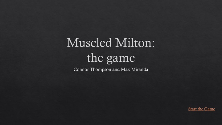 Muscled Milton: The Journey of Redemption in the Indian Ocean Trade Route