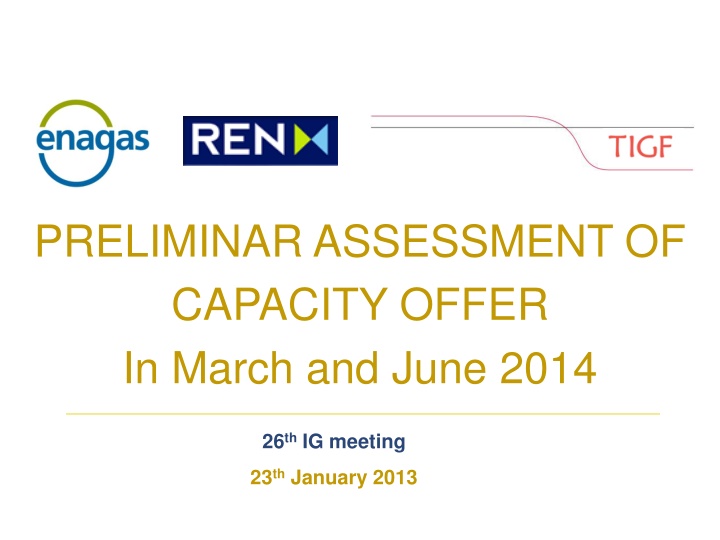 Annual Assessment of Capacity Offer in March and June Auctions