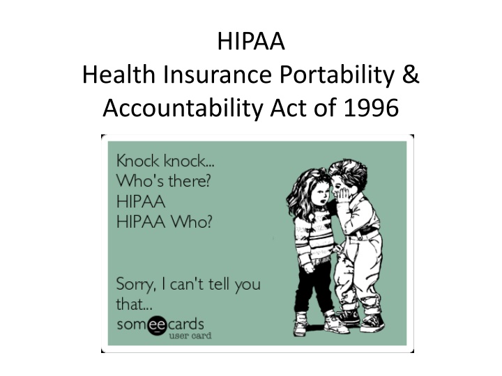 HIPAA: Rules, Requirements, and Consequences