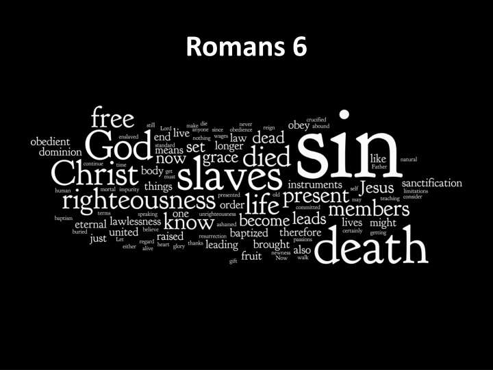 Transformation in Romans Chapter 6