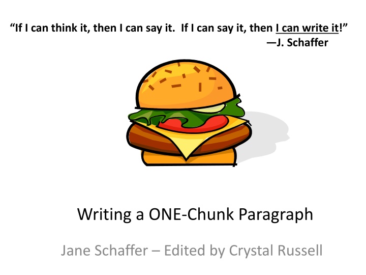 Mastering the Jane Schaffer Writing Method