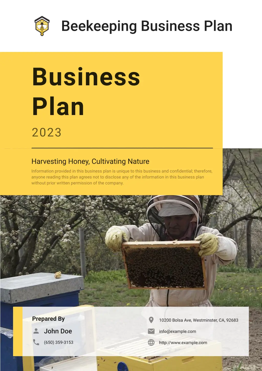 beekeeping business plan n.