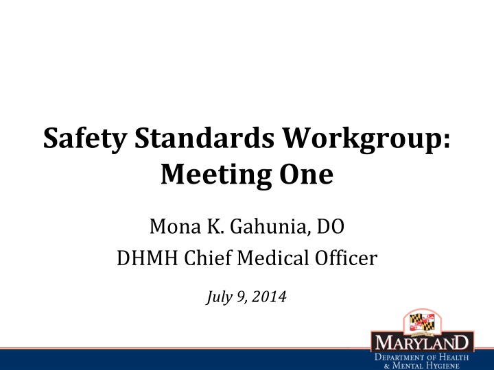 National Safety Standards for Oncology and Rheumatology Therapies