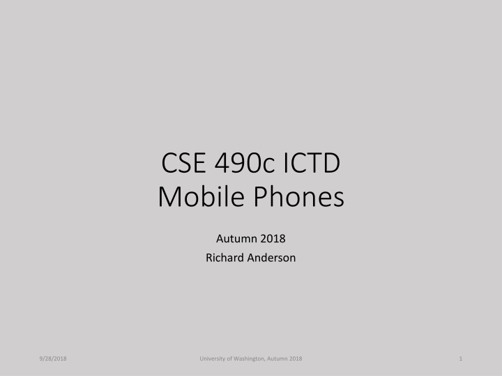The Impact of Mobile Phones on Development and Communication Infrastructure