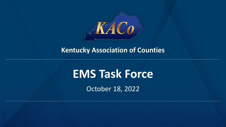 Overview of EMS Services in Kentucky Counties