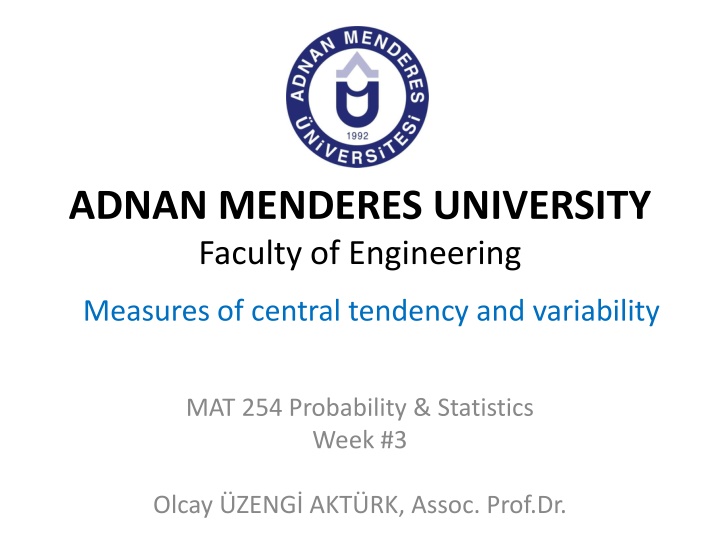 Overview of Central Tendency Measures in Statistics
