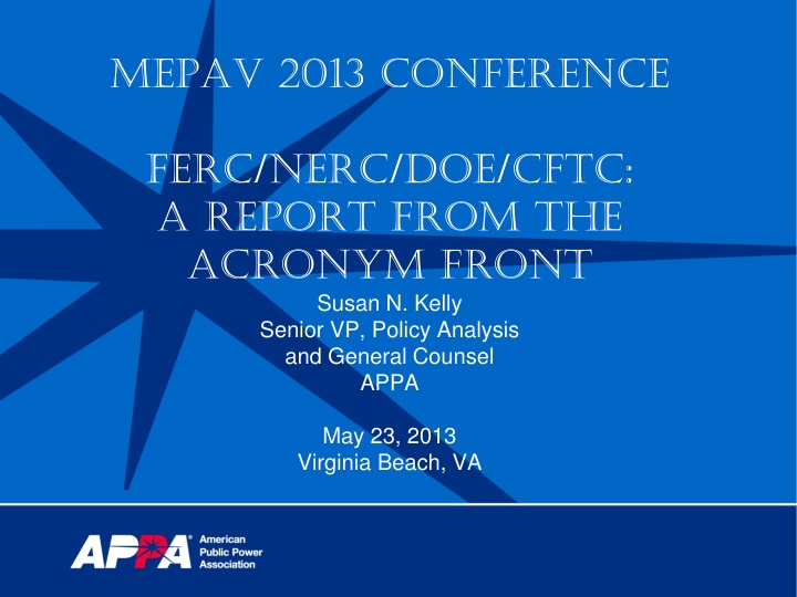 Energy Regulatory Conference Highlights and Updates 2013