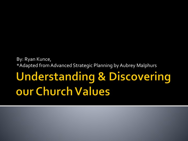 Unveiling the Significance of Core Values in Church Leadership