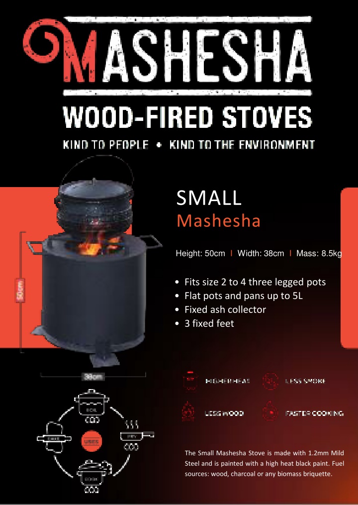 Mashesha Stoves - Efficient Cooking Solutions for Different Needs