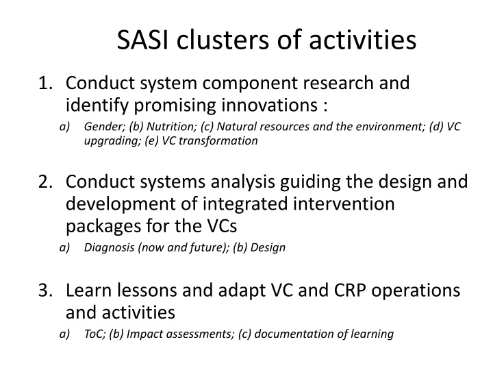 Enhancing Pig Value Chains Through Innovation and Intervention