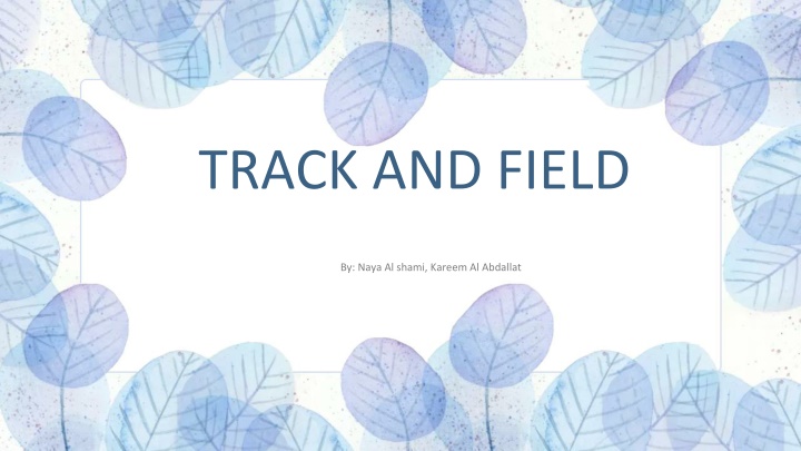 Dive into the World of Track and Field: History, Benefits, and Events