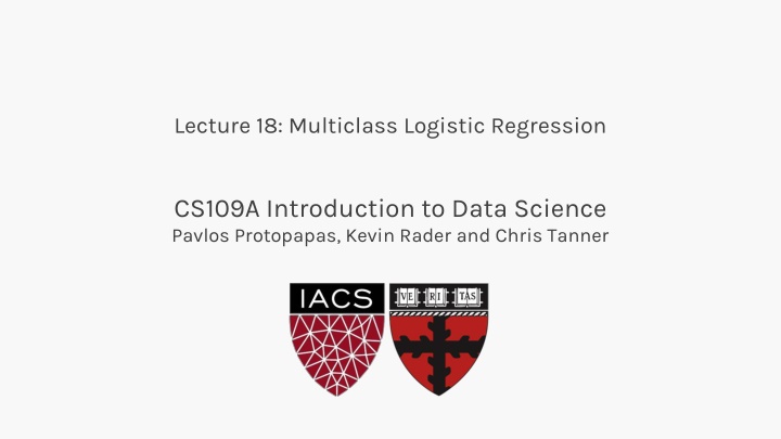 Multiclass Logistic Regression in Data Science