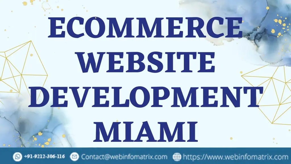 ecommerce website development miami n.