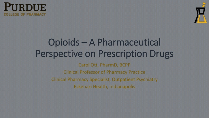 Opioid Misuse and Prescription Drug Guidelines