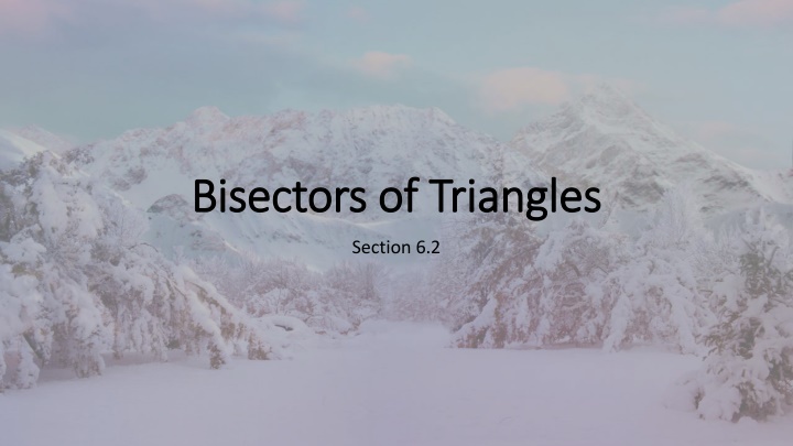 Circumcenters in Triangles