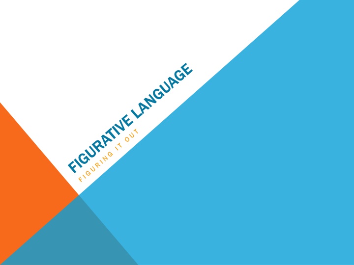 Figurative and Literal Language in English