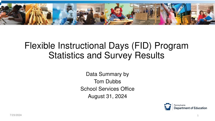 Flexible Instructional Days (FID) Program Overview