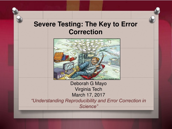 Error Correction and Reproducibility in Science