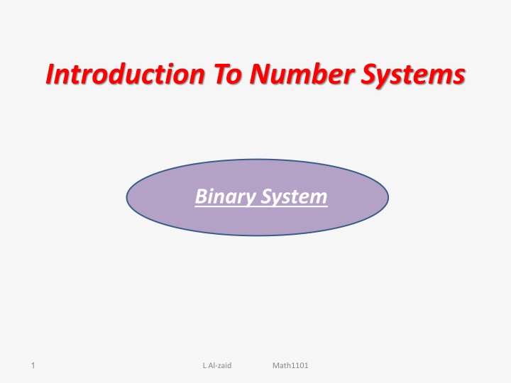 Binary Number System in Mathematics