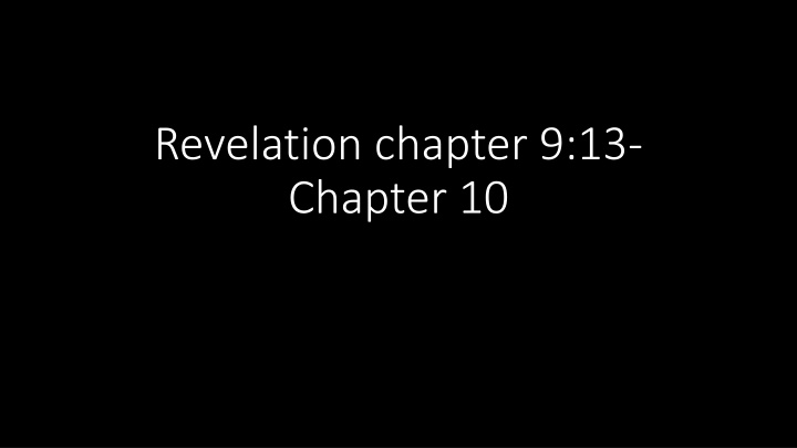 Book of Revelation: Overview and Key Events