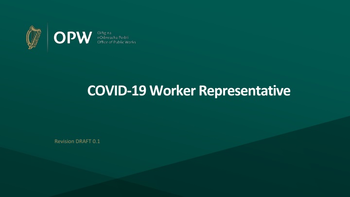 COVID-19 Worker Representative Roles and Responsibilities