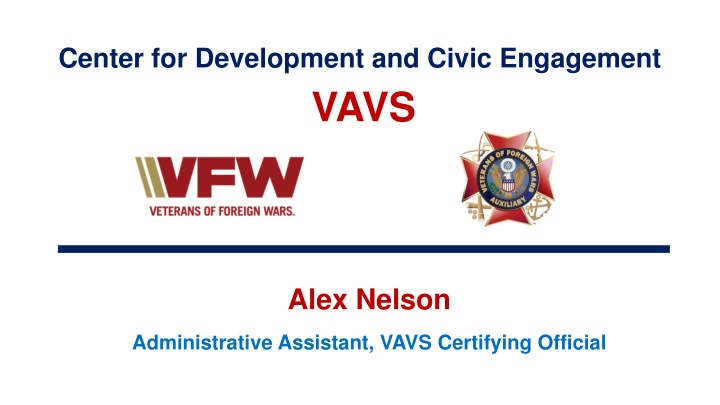 Managing VAVS Representatives for Civic Engagement at Center for Development