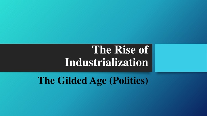 Challenges of Democracy and Corruption in the Gilded Age