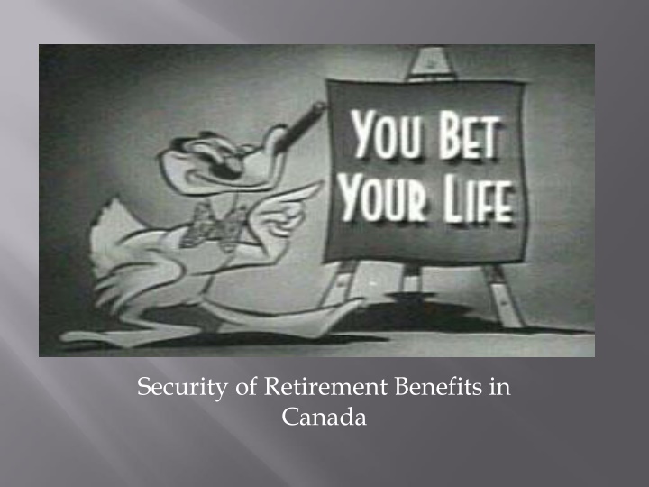 Retirement Benefits and Employment Laws in Canada