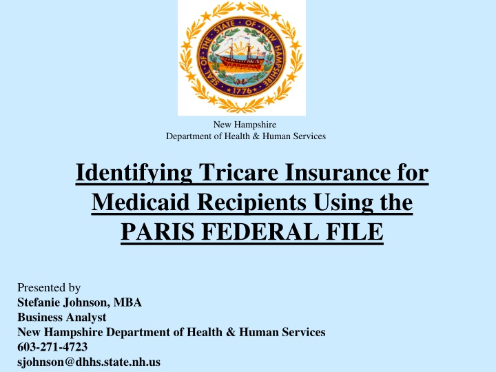 Tricare Insurance Identification for Medicaid Recipients in New Hampshire