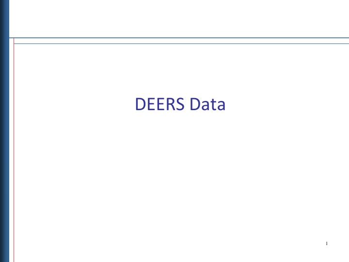 Managing and Proliferating DEERS Data in the Military Health System