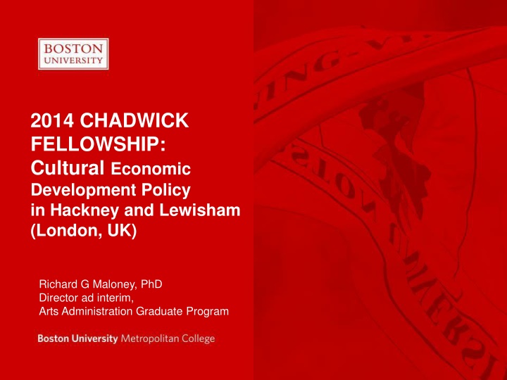 Cultural Economic Development Policy in Hackney and Lewisham: A Comparative Study