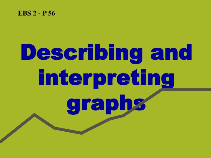 Movements in Graphs: Describing Trends Upward and Downward