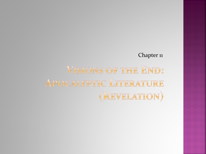 Apocalyptic Literature in Revelation