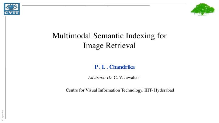 Multimodal Semantic Indexing for Image Retrieval at IIIT Hyderabad