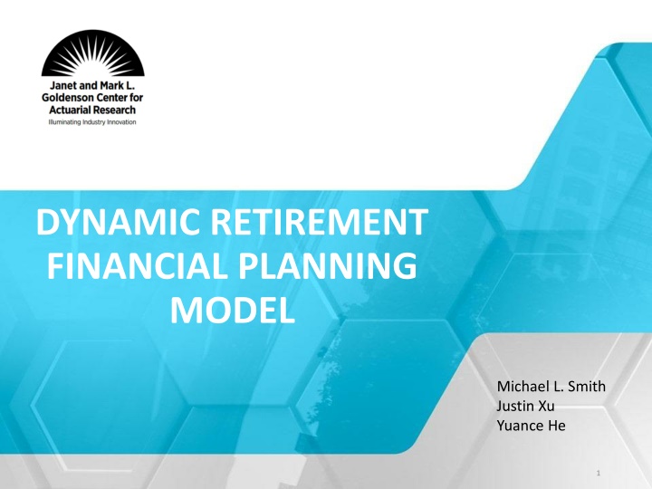 Dynamic Retirement Financial Planning Model and Current Challenges