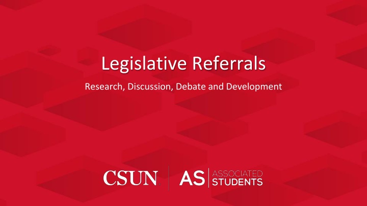 The Process of Legislative Referrals in AS Committees