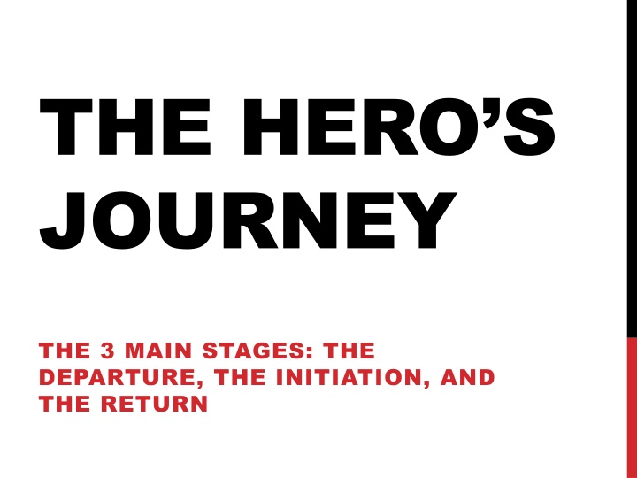 The Hero's Journey and Joseph Campbell's Influence