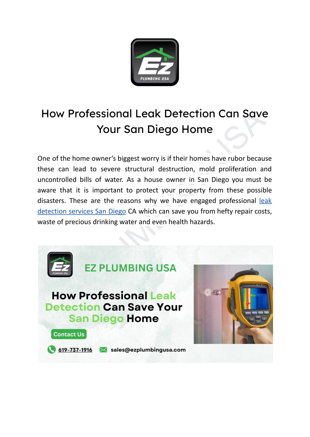 ez plumbing usa l.w